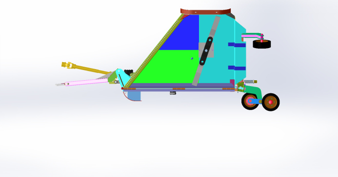 可折叠拖拉式割灌机除草机