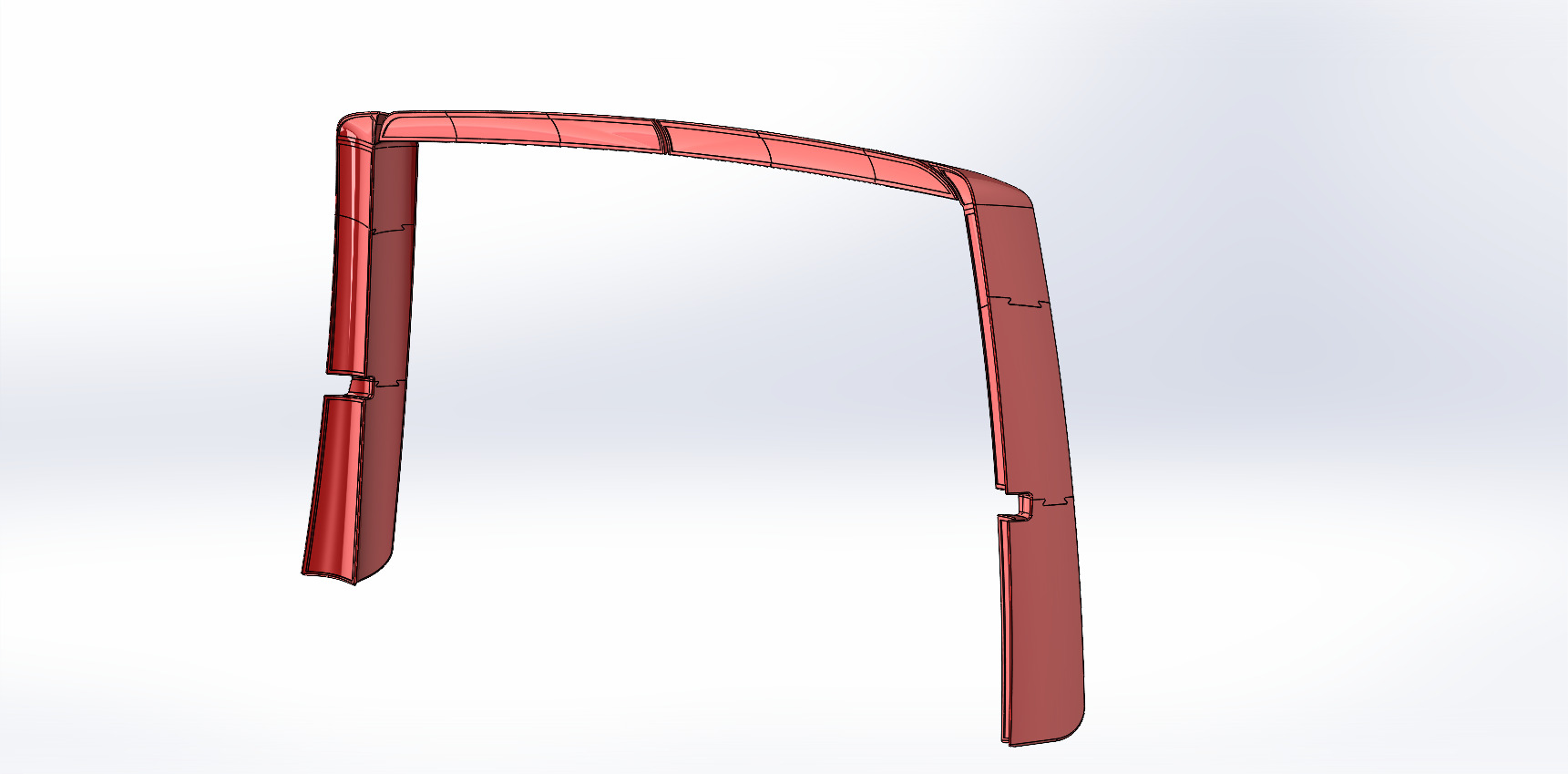 福特全顺L2H2后扰流板
