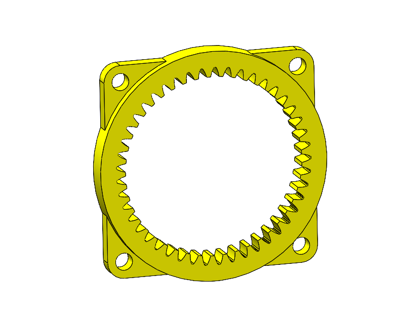 齿轮曲柄滑块机构