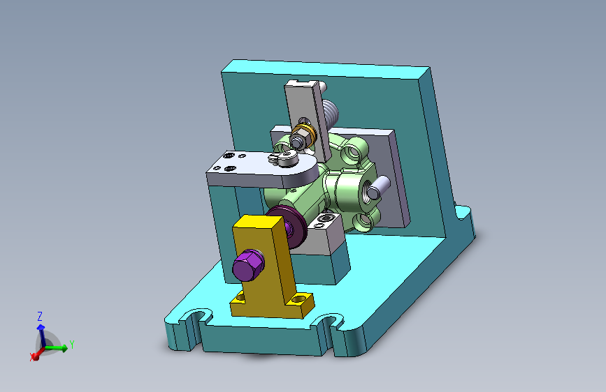 喷雾器壳体钻孔夹具设计