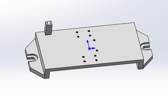 往复杠杆钻6孔夹具设计