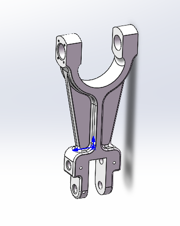 往复杠杆钻6孔夹具设计