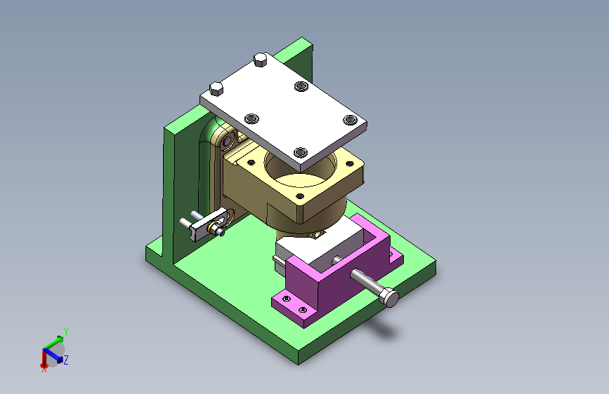 箱体钻M10底孔夹具设计