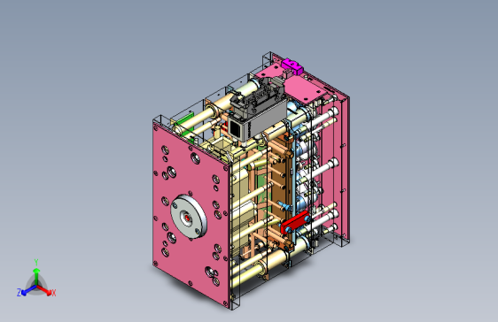 螺丝塑胶模具1出8