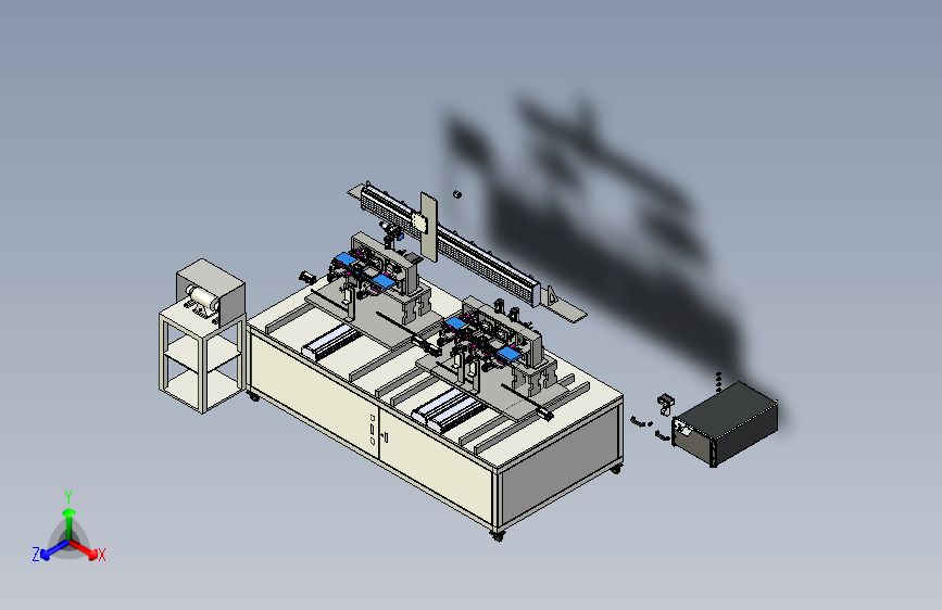 双工位刀片电芯激光蓝膜清洗