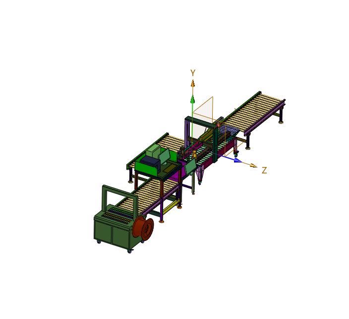 包装箱封箱流水线的打码装置