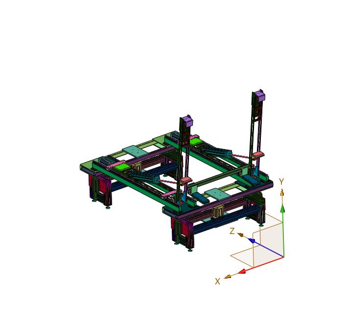 大型物体夹紧式翻直机