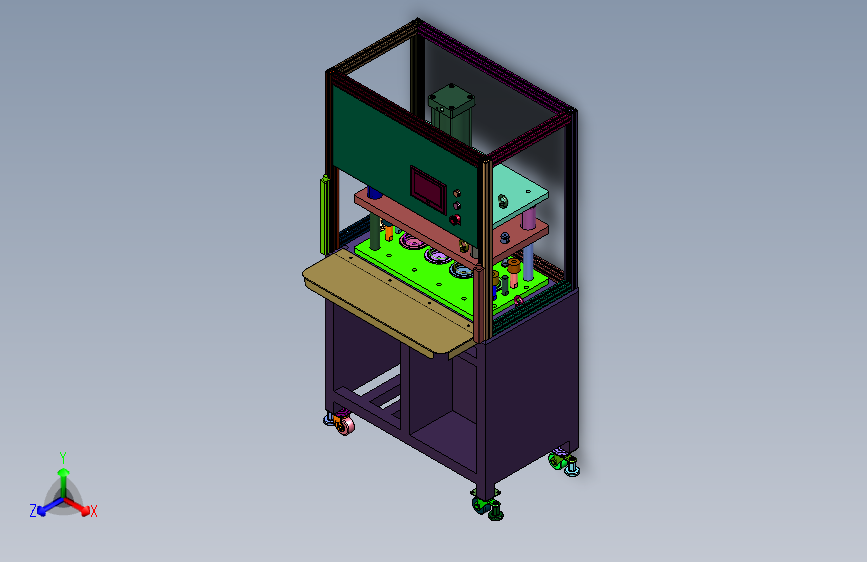 弹簧中间立柱式冲压机