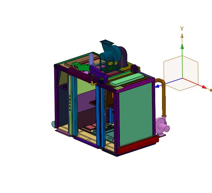钣金件烤漆用的烤箱