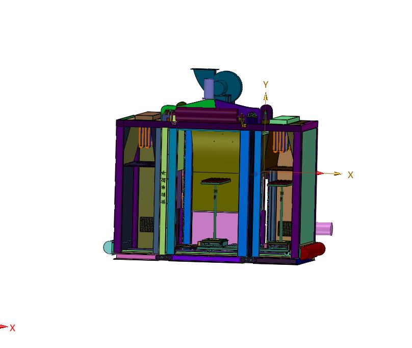 钣金件烤漆用的烤箱