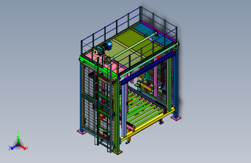 包装用托盘传送装置