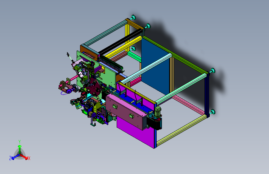 多工位的电子元件测试装置