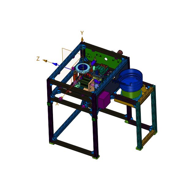 多功能节能灯组装检验机