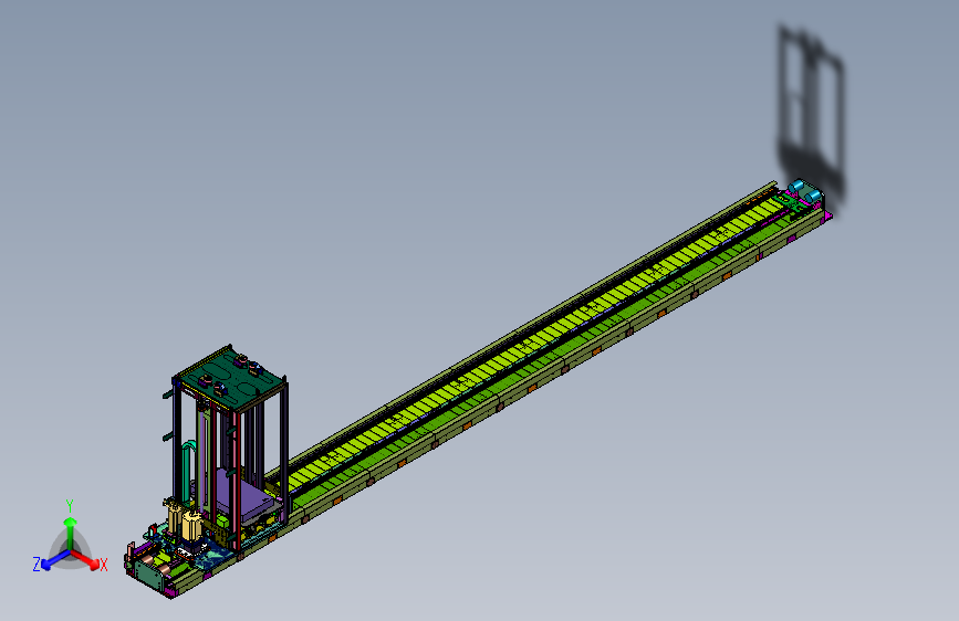 便于定位的移动堆垛框
