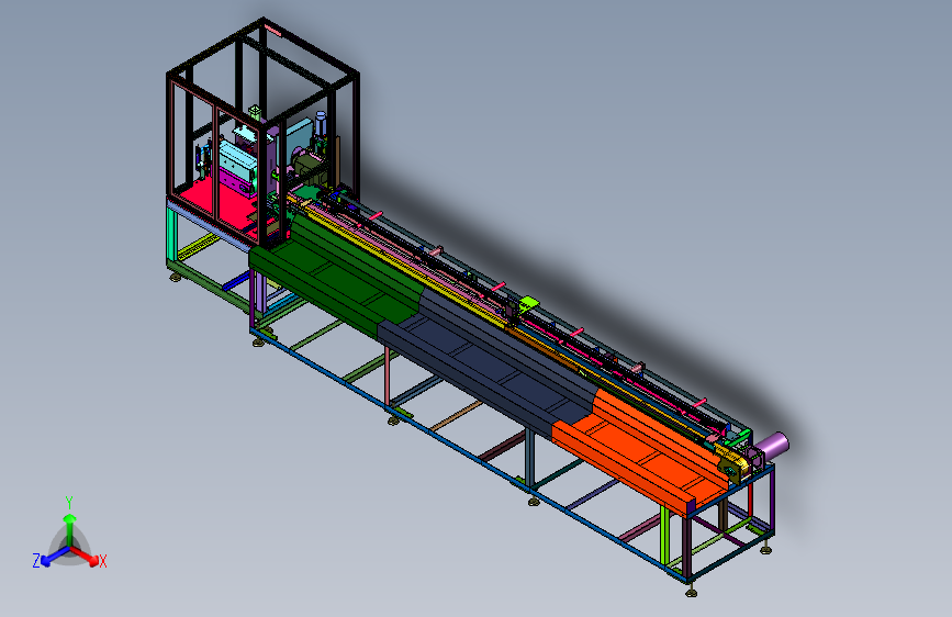车门外压条自动冲切装置