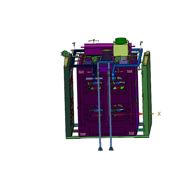 大型低温型链条流动烤箱