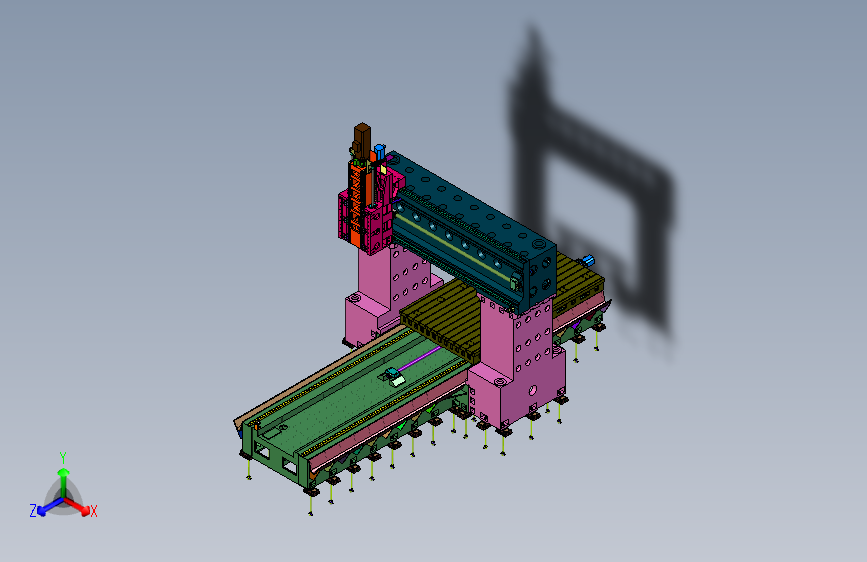 大型数控龙门高速钻铣床