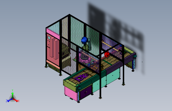 工业机器人视觉涂胶边缺陷检测装置