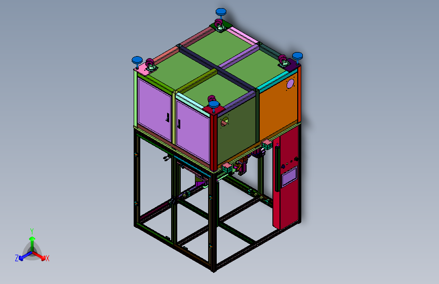 基于视觉检测的自动贴标检测机