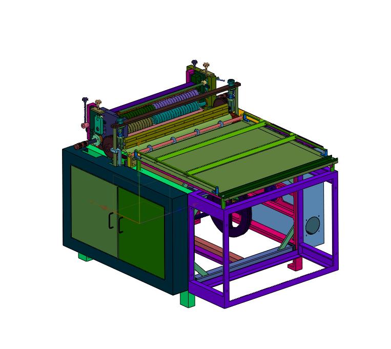 生产可降解餐余处置袋的制袋机