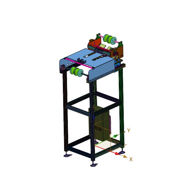 双面贴膜的板材覆膜机