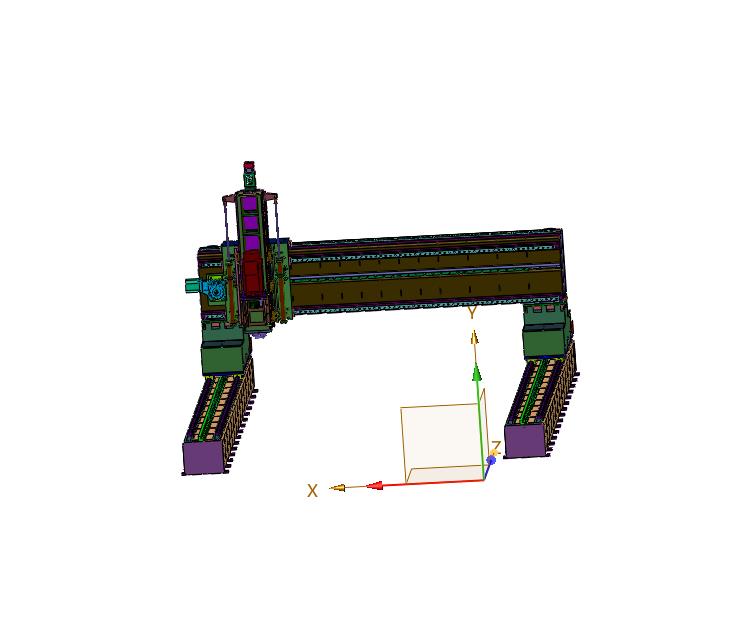 镗铣加工中心铣削系统