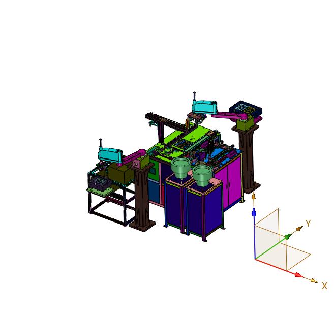带金属嵌件的汽车传感器自动化注塑线