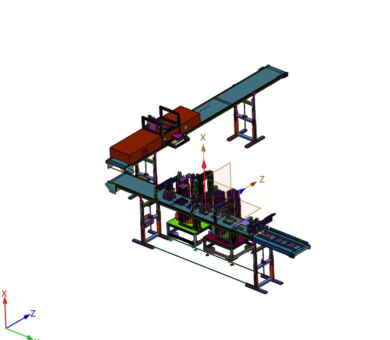 纸制异型包装盒自动化组装线