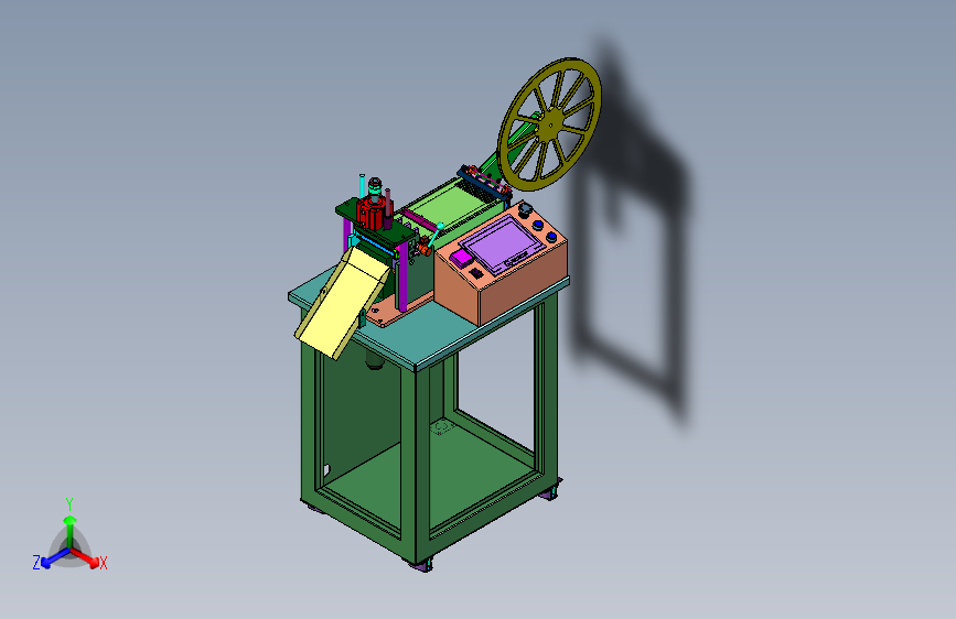 自动上料的单刀模裁断机