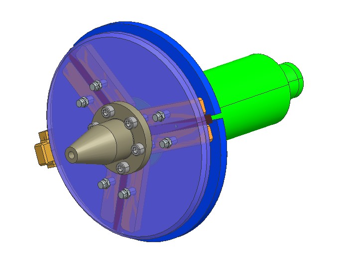 三指机器人夹爪内部涨紧夹具