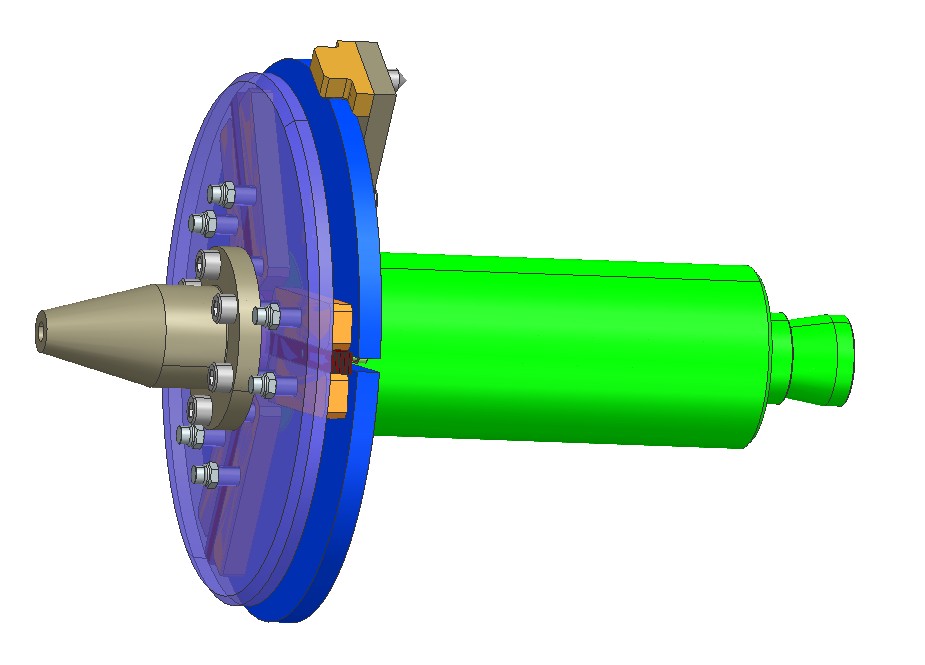 三指机器人夹爪内部涨紧夹具
