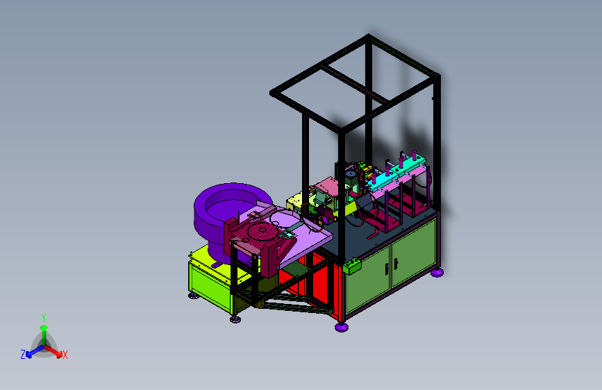 多规格轴用挡圈排序设备