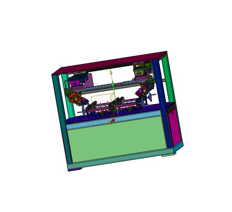 多轴伺服移动贴胶带机