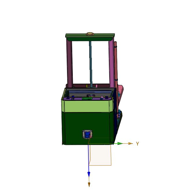 激光导引平衡重式堆垛车