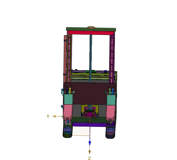 激光导引平衡重式堆垛车