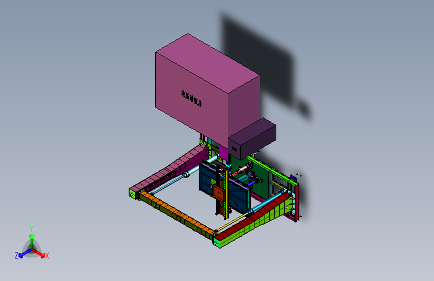 检修多方位液压翻转台