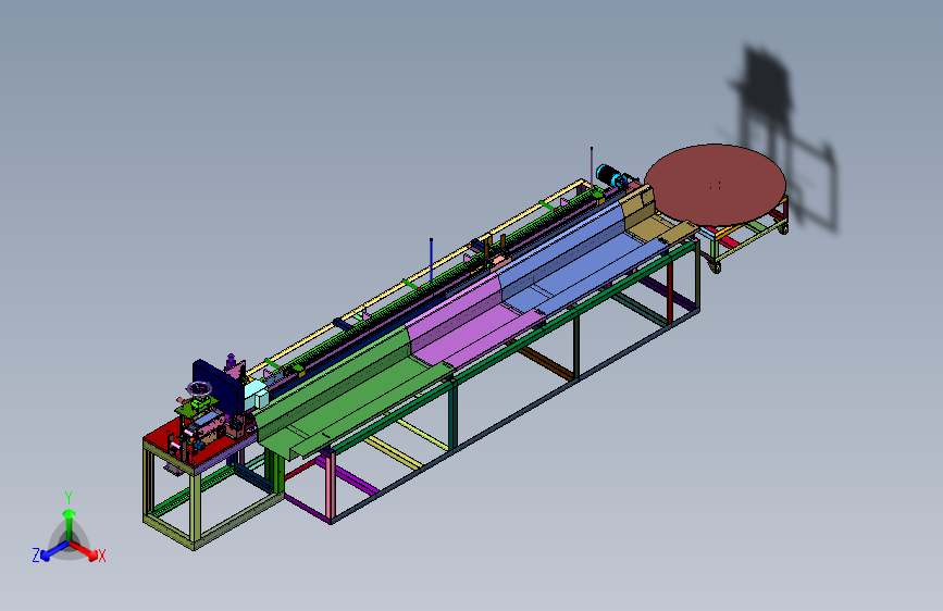 卷料连续切割的自动定位裁切机