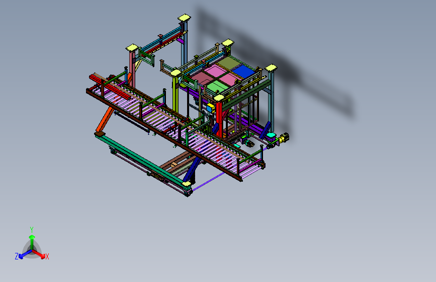 空调外机底盘底托自动上料线