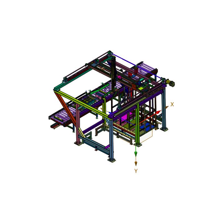 空调外机底盘底托自动上料线