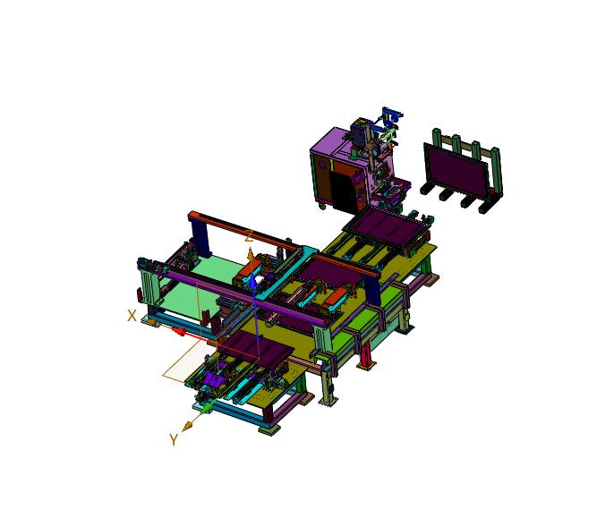 铝合金框架的自动装配机