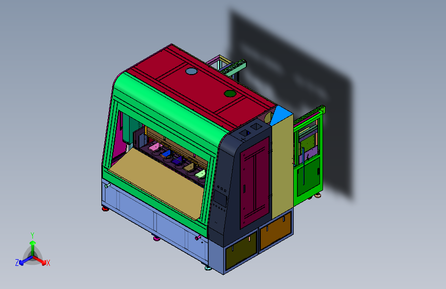屏幕面板生产用拆叠供料设备
