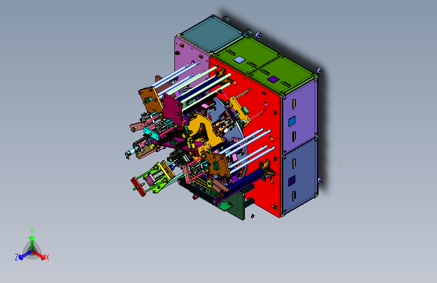 汽车安全带卷收器装配的多工位转台设备
