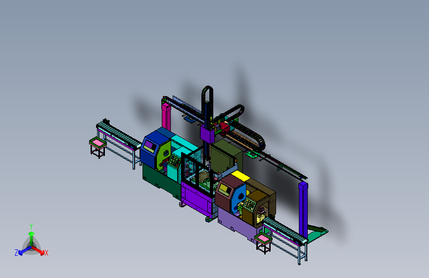 柔性自动化单元加工生产线
