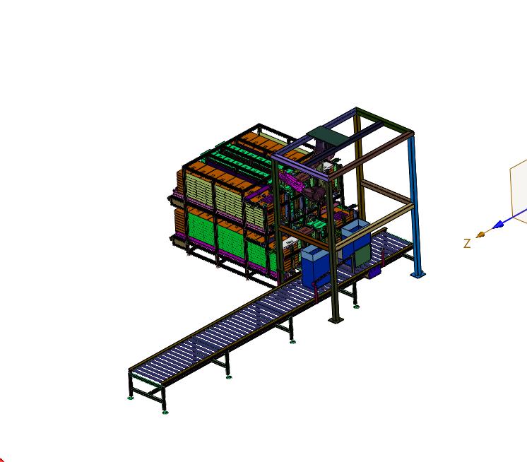 生产线自动装箱系统