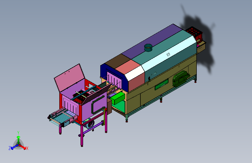 塑料箱清洗干燥机
