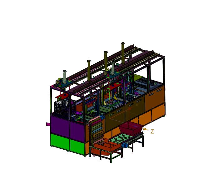 通用零部件溶剂清洗线