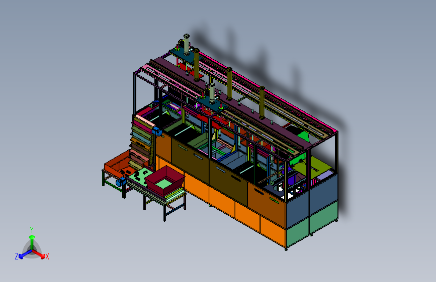 通用零部件溶剂清洗线