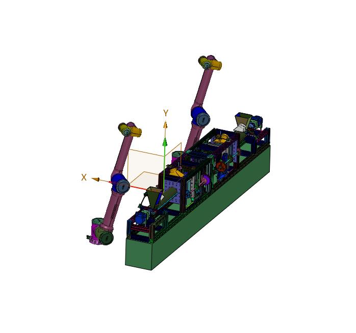 同轴双模双向高效注塑机