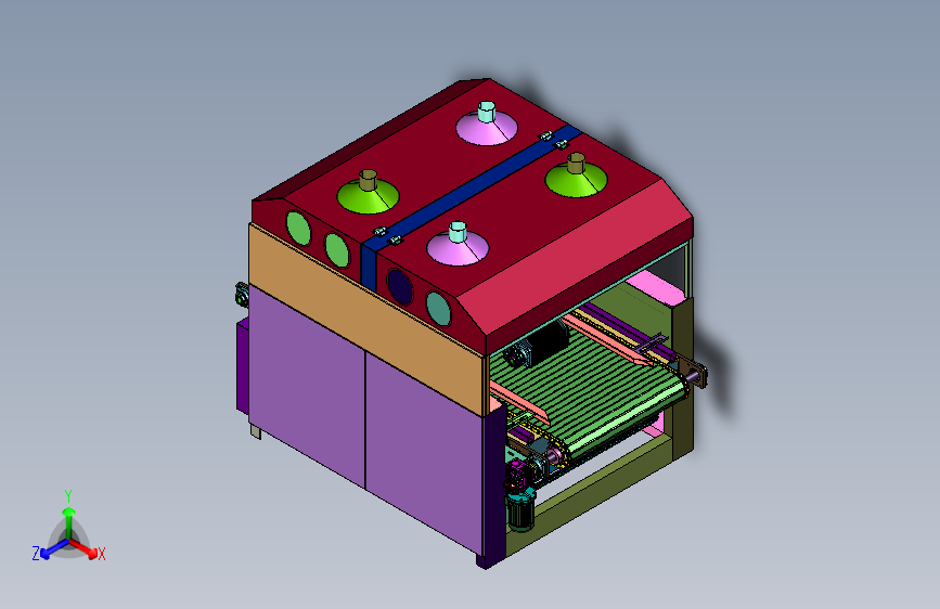箱壳体机械加工抛光装置