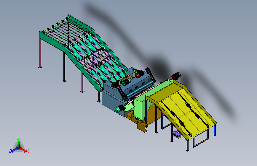 圆木剥树皮的设备